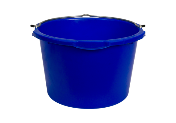 Pflasterkessel 45l blau mit Bügel, aus Kunststoff - 295