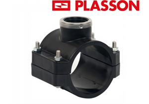PLASSON Anbohrschelle PP Verstärkt Ø 63 mm x 1 1/4" - 0460