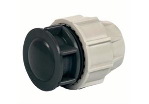 PLASSON Endkappe mit Klemmverschraubung Ø 90 mm - 046
