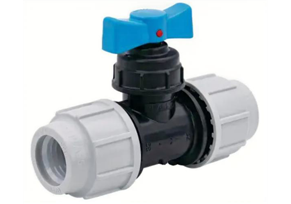 PLASSON Gradsitzventil mit Fitting O-Ring NBR Ø 32 mm x 32 mm
