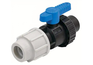 PLASSON Kugelhahn aus PP 3/4" IG x Ø 25 mm