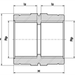 PLASSON Muffe PP beidseitig 2 1/2" IG - 046 | Bild 2