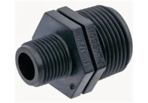 PLASSON Nippel reduziert AG PP Ø 1 1/2" x 3/4" - 046