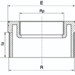 PLASSON Reduktion PP AG – IG Ø 2" x 3/4" | Bild 2