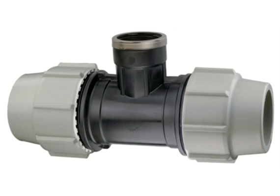 PLASSON Reparatur-T ohne Anschlag Ø 40 mm x 1"IG x 40 mm - 046