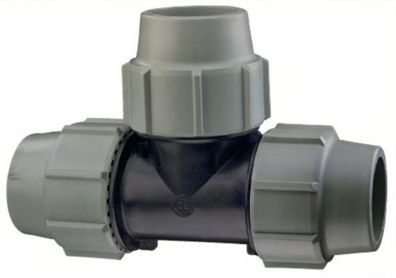 PLASSON Reparatur-T-Stück ohne Anschlag Ø 40 mm egal