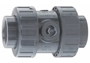 PLASSON Stempelrückschlagventil und Fußventil, radial ausbaubar 3/4"