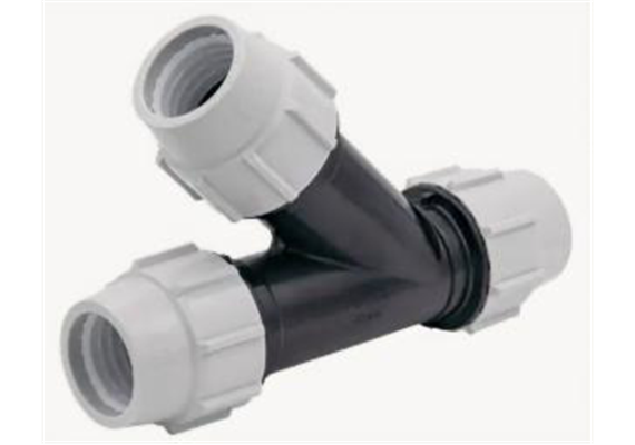 PLASSON T-Stück 45° Ø 90 mm egal