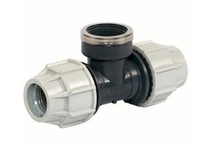 PLASSON T-Stück 90° IG Ø 40 mm x 1 1/4" x 40 mm - 046