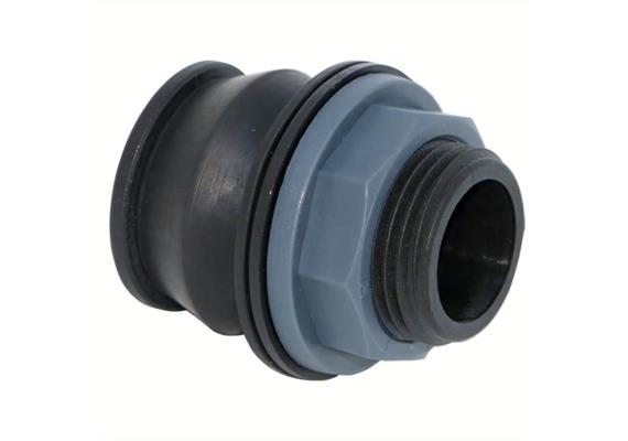 PLASSON Tankverschraubung NBR PP Quick Joint mit 1 1/2" AG