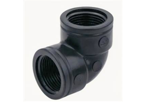 PLASSON Winkel 90° IG PP Ø 1" egal