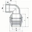 PLASSON Winkel 90° IG Ø 25 x 1/2" - 046 | Bild 2