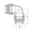 PLASSON Winkel 90° Ø 25 mm x 25 mm - 046 | Bild 2