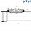 POLOPLAST Einhandputzstück POLO-EHP CONTROL Ø 125 mm mit Dichtung - 046 | Bild 4
