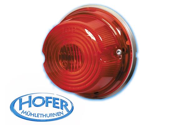 Positionsleuchten / Umrissleuchten rot Hella rot Ø 80 H 41 mm Ersatzglas