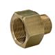 RARIC Reduziermuffe Nr. 60246 Messing IG 1/2" x AG 3/8"