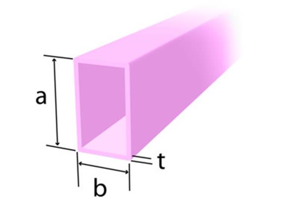 Rechteckstahlrohr kaltgewalzt, geschweisst EN10305-5 Ø 40 x 20 x 2mm