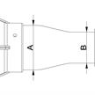 Reduktion Kugel Ø 62 mm / Pfanne Ø 70 mm - Kugelkupplung-System - 050 | Bild 2