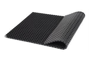 Ringgummimatte schwarz mit offenem Boden 1000x1500x23mm Lochgrösse 23mm - 011