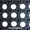 Ringgummimatte schwarz mit offenem Boden 1000x1500x23mm Lochgrösse 23mm - 011 | Bild 3