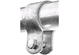 Rohrklemme 41 verzinkt 1" mit Schrauben M10 x 40 - GLX