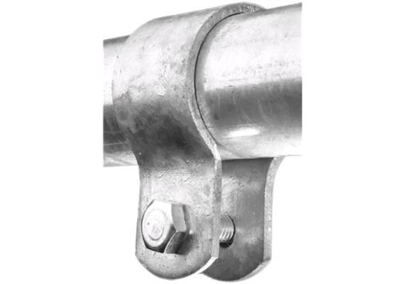Rohrklemme 41 verzinkt 1" mit Schrauben M10 x 40 - GLX