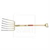 Rübengabel - SAHLI Superieur, 6 Zinken, B 320mm, Zinkenlänge 360mm, Stiel 1100 / Ø38mm - 066