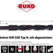 RUKO Spiralbohrer DIN 338 Typ N, HSS-R mit abgesetztem Schaft Ø 12.5 mm | Bild 2