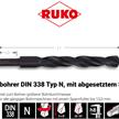 RUKO Spiralbohrer DIN 338 Typ N, HSS-R mit abgesetztem Schaft Ø 22 mm | Bild 2