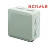 SCAME AP Abzweigdose CUBIK Leer 960 80x80x40mm IP55 grau 688.003