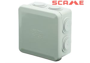 SCAME AP Abzweigdose CUBIK Leer 960 80x80x40mm IP55 grau 688.003
