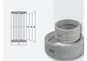 Schachtfutter aus Faserzement Ø 400 A 462 L 120 mit Dichtung