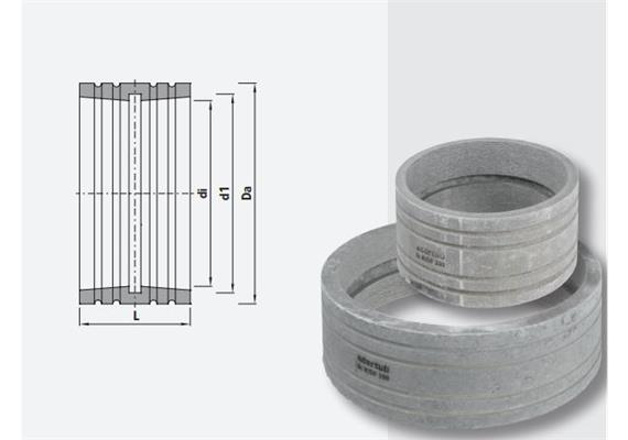 Schachtfutter aus Faserzement Ø 400 A 462 L 120 mit Dichtung