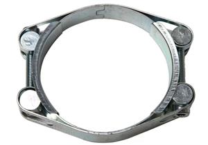 Schlauchbride verzinkt 2-teilig Grösse 55 Ø 45 - 55 Bandbreite 20mm