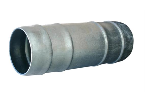 Schlauchreparaturhülse Reparaturtülle Stahl verzinkt Ø 63 L 270 mm