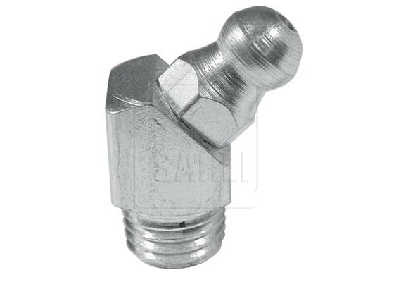 Schmiernippel M8 x 1 45° H2, 4-kant. für 9mm Schlüssel (Walterscheid) - 066