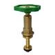 Schrägsitzventil aus Messing - Oberteil 1 1/4" - 050