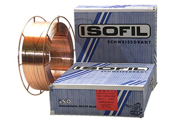 Schweissdraht ISOFIL 1A SG-3 Ø 1mm für Baustähle, Spule 15kg