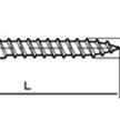 Sechskantholzschrauben Inox V2A (Tirefonds - ) 6 x 60mm | Bild 2