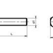 Sechskantschrauben verzinkt mit Vollgewinde 8.8 M30 x 100 | Bild 2