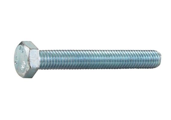 Sechskantschrauben verzinkt mit Vollgewinde 8.8 M5 x 18 - ENG
