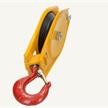 Seilrolle LT-mini gelb, Haken ist drehbar, Rollen-Ø 113/95 mm, Rillenkugellager. Für Seil | Bild 2