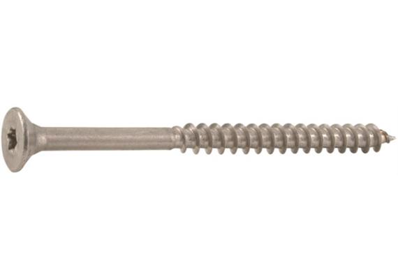Senkkopf Spanplattenschrauben 90° V2a Torx 10 3 x 30mm mit Schaft - IMM