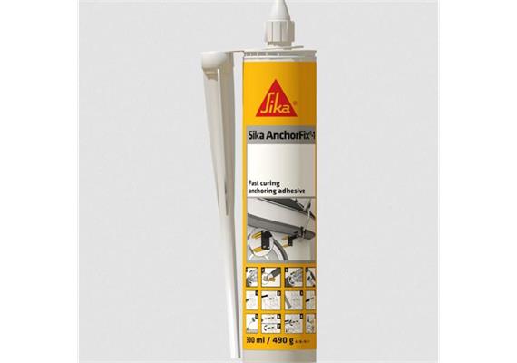 Sika AnchorFix-1 hellgrau Ankerklebstoff, 300ml inkl. 2 Mischern bis -10 °C