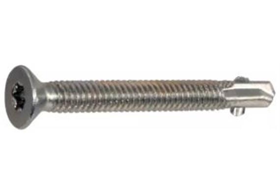 SK Bügelbohrschrauben Stahl verz.TX 30 6.3x45 in Stahl 2.5-6mm einsatzgehärtet