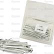 Sparex Stahl - Splinten Sortiment Pack mit 50Stk. Ø 2/2,5/3,2/4/5/6,3/8 x 40 - 75mm | Bild 2