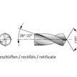 Spiralbohrer HSS - G DIN 338 - N geschliffen Ø 3 L 61mm | Bild 2