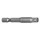 Stecknuss - Adapter 1/4" Vierkant auf sechskant, Länge 50mm, - 285