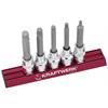 Stecknusssatz Kraftwerk 1/2" XZN Vielzahn M5, 6, 8, 10 + 12 L 100mm - 285