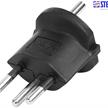 STEFFEN Fixadapter Deutschland Schuko CEE7/7 auf Schweiz T12 3-polig 230V - EHD | Bild 2